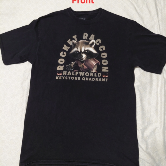 Marvel Rocket Raccoon Tee - Black - Picture 1 of 4